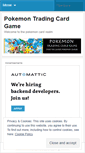 Mobile Screenshot of pokemontcgt.wordpress.com