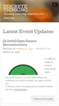 Mobile Screenshot of discretethinking.wordpress.com