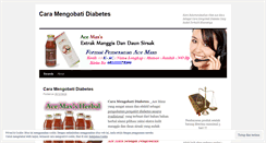 Desktop Screenshot of carakumengobatidiabetes.wordpress.com