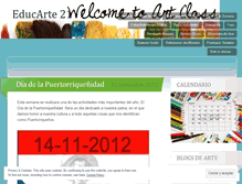 Tablet Screenshot of educarte21.wordpress.com