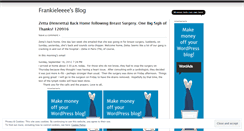 Desktop Screenshot of frankieleeee.wordpress.com