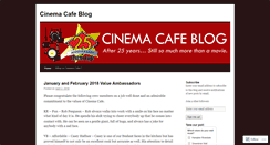 Desktop Screenshot of cinemacafeva.wordpress.com