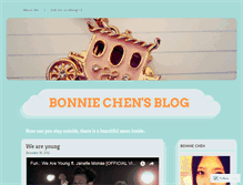 Tablet Screenshot of bbbonniechen.wordpress.com