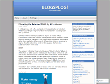 Tablet Screenshot of blogsplog.wordpress.com