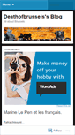 Mobile Screenshot of deathofbrussels.wordpress.com