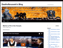 Tablet Screenshot of deathofbrussels.wordpress.com