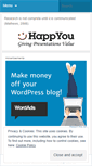 Mobile Screenshot of happyougroup.wordpress.com