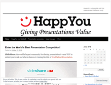 Tablet Screenshot of happyougroup.wordpress.com