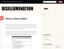 Tablet Screenshot of disillumination.wordpress.com