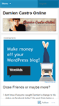 Mobile Screenshot of damiencastroonline.wordpress.com
