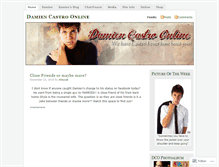 Tablet Screenshot of damiencastroonline.wordpress.com