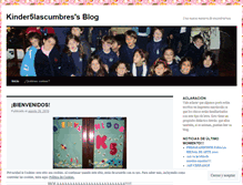 Tablet Screenshot of kinder5lascumbres.wordpress.com