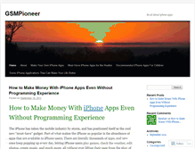 Tablet Screenshot of gsmpoineer.wordpress.com