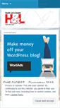 Mobile Screenshot of healthandlifestylemagazine.wordpress.com