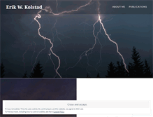 Tablet Screenshot of erikwk.wordpress.com