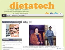 Tablet Screenshot of dietatech.wordpress.com