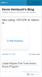 Mobile Screenshot of kevinheinbuch.wordpress.com