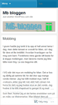 Mobile Screenshot of mbbloggen.wordpress.com
