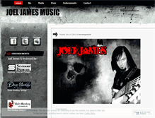 Tablet Screenshot of joeljamesmusic.wordpress.com
