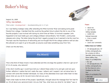 Tablet Screenshot of davebakersblog.wordpress.com