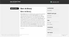 Desktop Screenshot of downloadcenter.bancdebinaryfraud.wordpress.com