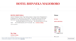 Desktop Screenshot of bhinnekahotel.wordpress.com