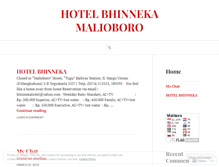 Tablet Screenshot of bhinnekahotel.wordpress.com