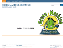 Tablet Screenshot of greenmachine4clean.wordpress.com