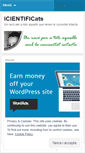 Mobile Screenshot of icientificats.wordpress.com
