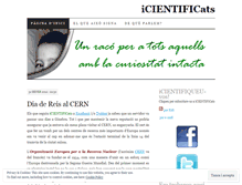 Tablet Screenshot of icientificats.wordpress.com