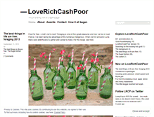 Tablet Screenshot of loverichcashpoor.wordpress.com