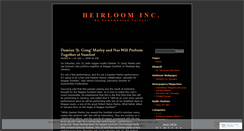 Desktop Screenshot of heirloominc.wordpress.com