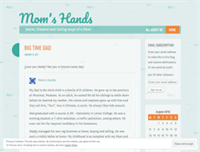 Tablet Screenshot of momshands.wordpress.com