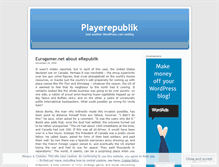 Tablet Screenshot of playerepublik.wordpress.com