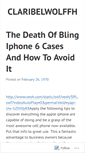 Mobile Screenshot of claribelwolffh.wordpress.com