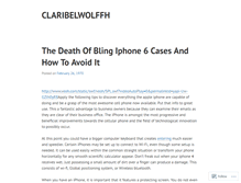 Tablet Screenshot of claribelwolffh.wordpress.com