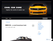 Tablet Screenshot of coolcarzone.wordpress.com