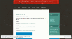 Desktop Screenshot of bflmari.wordpress.com