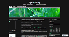 Desktop Screenshot of bpn16.wordpress.com