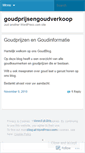 Mobile Screenshot of goudprijsengoudverkoop.wordpress.com