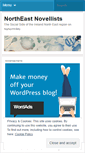 Mobile Screenshot of northeastnovellists.wordpress.com