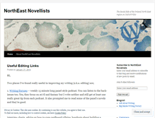 Tablet Screenshot of northeastnovellists.wordpress.com