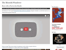 Tablet Screenshot of moorishwanderer.wordpress.com