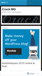 Mobile Screenshot of crackmg.wordpress.com