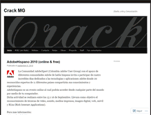 Tablet Screenshot of crackmg.wordpress.com