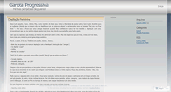 Desktop Screenshot of garotaprogressiva.wordpress.com