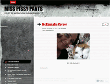 Tablet Screenshot of misspissypants.wordpress.com