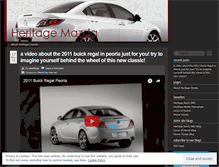 Tablet Screenshot of heritagemazda.wordpress.com