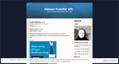 Desktop Screenshot of halsanframforallt.wordpress.com