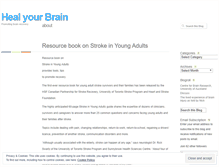 Tablet Screenshot of healyourbrain.wordpress.com